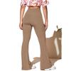 European & American Women's Casual Knitted Flared High Waist Yoga Pants