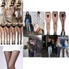 Alluring Nylon Fishnet Stockings Womens Ultra-thin Mesh Pantyhose
