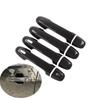 For Subaru Impreza 2017 2018    Auto Door Handle Cover Trims ABS Chrome Carbon Fiber Black Car Styling Accessories
