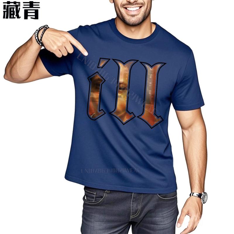 Tshirt Men Oneck Classic Tshirt Golden Roman Numeral Three Streetwear Plus Size Tshirt Fashion Crew Neck Oversized Tshirt