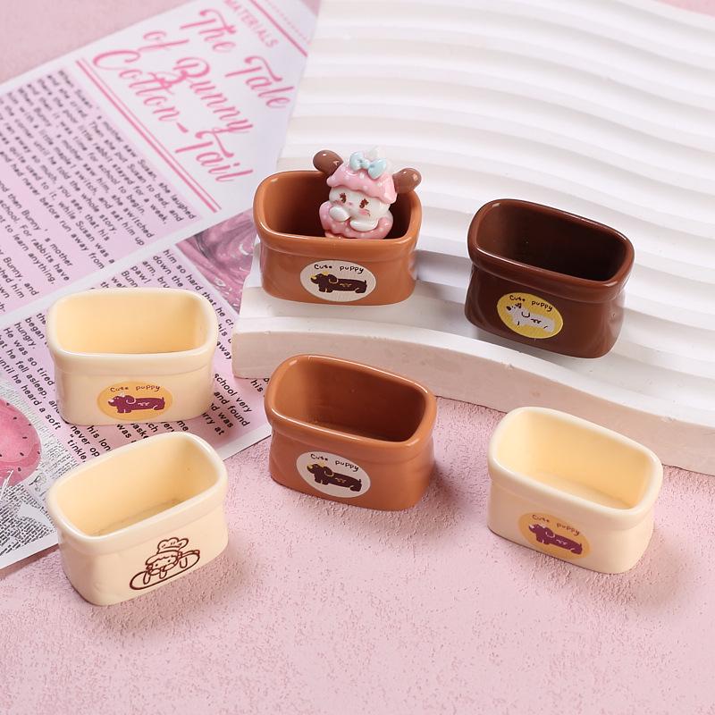 Handmade Resin Accessories: DIY Crocs Charms, Jewelry Glue, Cartoon Hair Clips, and Tricolor Print Box.