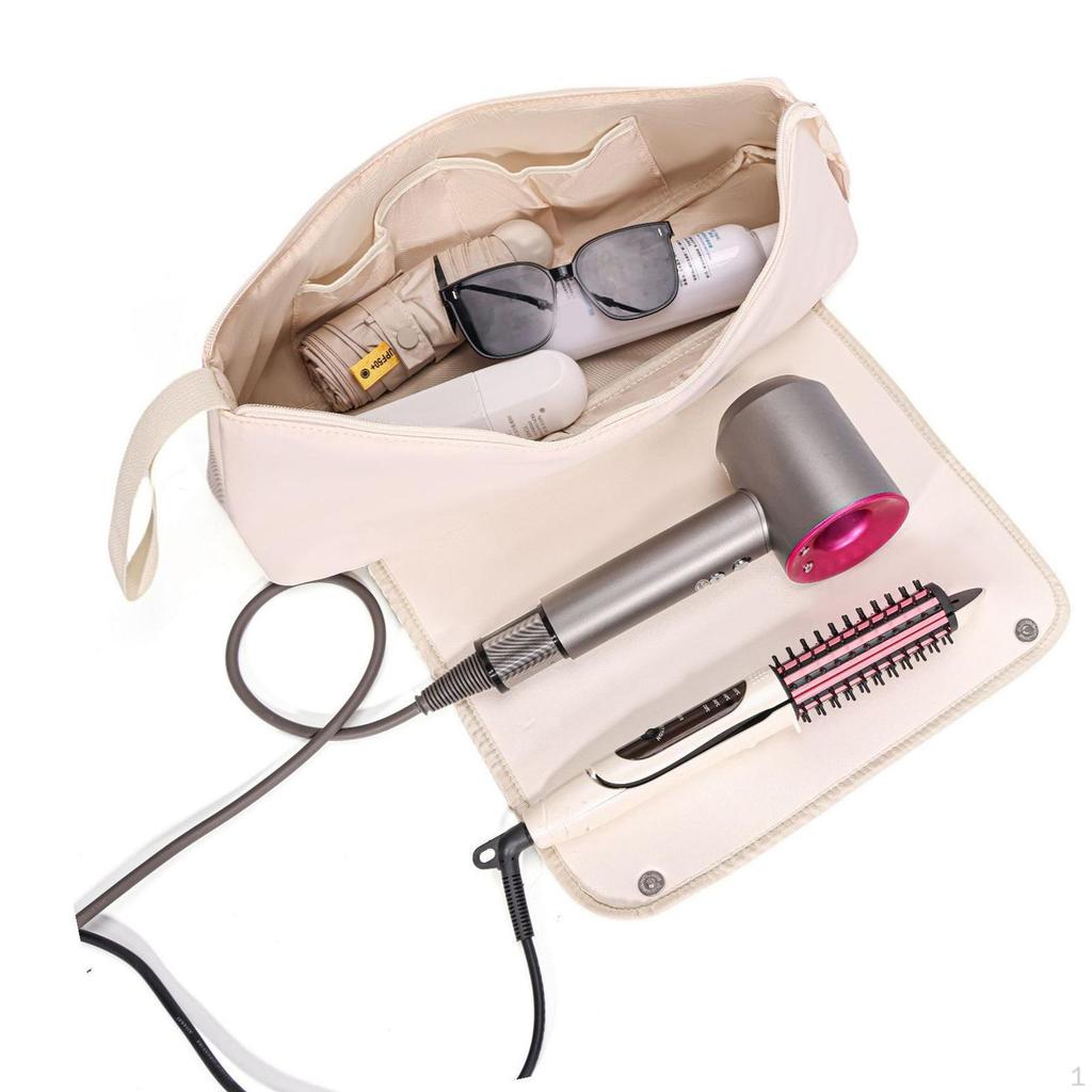 Hair Tools Travel Bag Iron Case Personal Dryer Carrying with Heat Mat Accessories