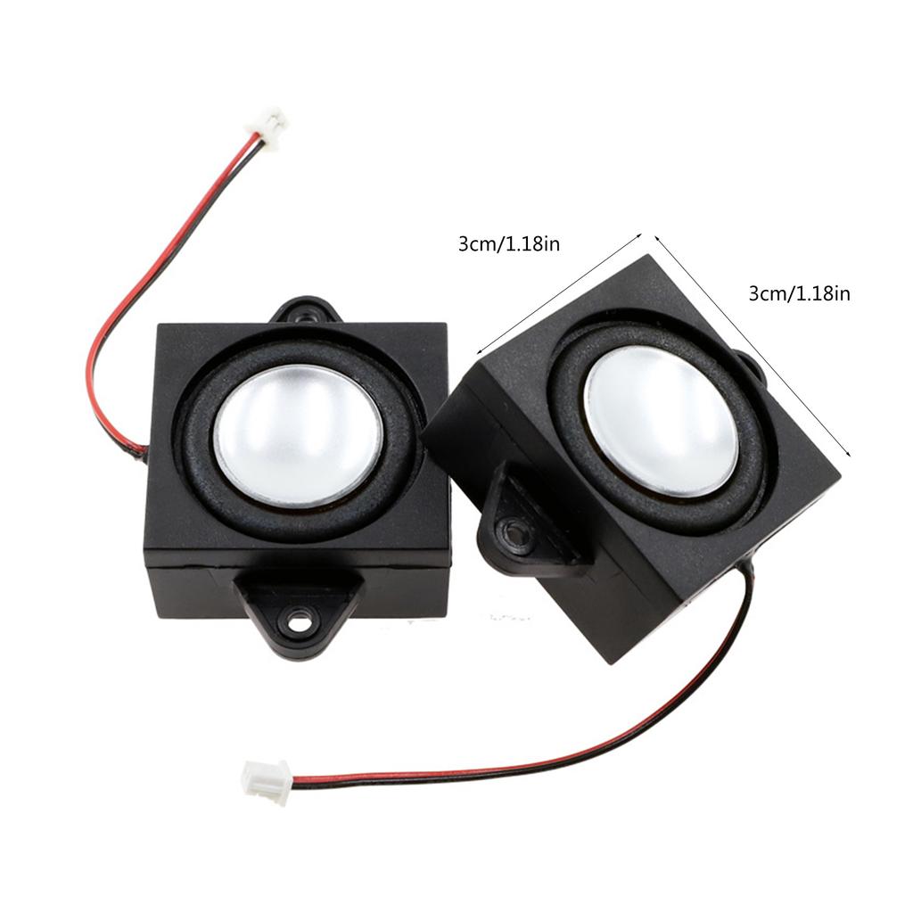 2Pcs 1.18inch Portable Full Ranges Speaker 30mm 4Ohm 5W Sound Amplifiers LoudSpeaker Speaker