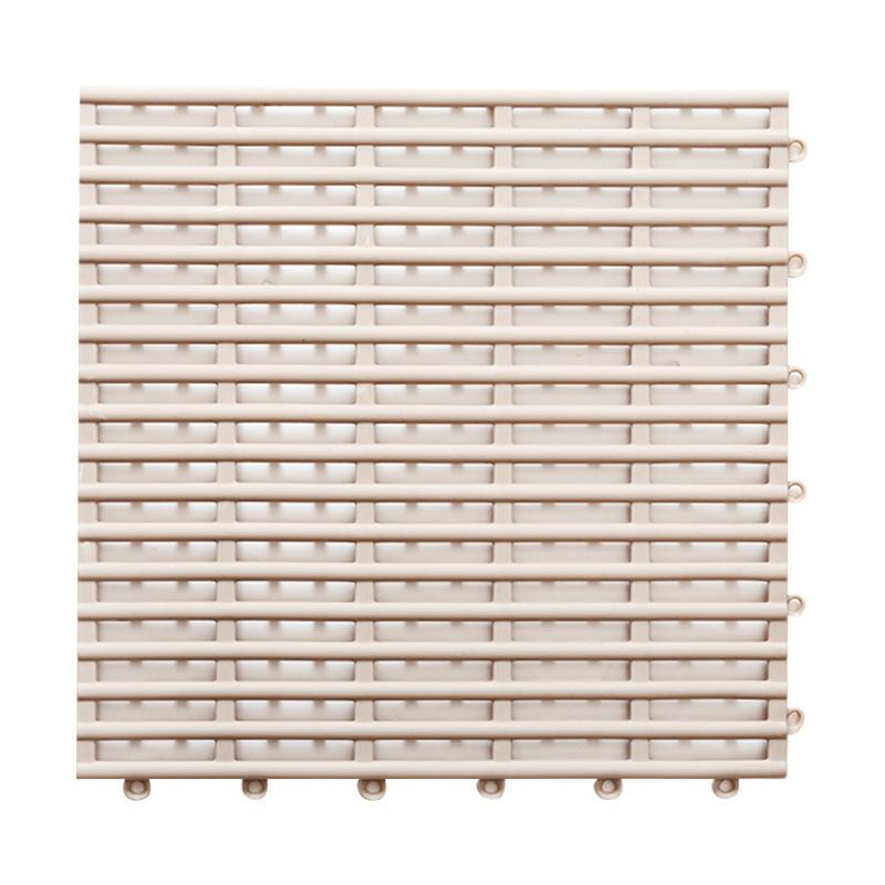 6Pcs/Set Non-Slip Rubber Floor Bathroom Drain Waterproof Bathing Mat Floor Pad Easy Cut Dishwasher Safe