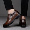Versatile Men's Walking Shoes Fashion Brand Man Oxford Shoes Lace Up Formal Dress Footwear 2024 New Men Genuine Leather Shoes