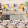Printed Sofa Cover Stretch Couch Covers Patterned Slipcovers With Skirt Washable Spandex Furniture Protector For Living Room