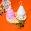 Aromatherapy Candle Silicone Mold Christmas Aromatherapy Candle Silicone Mold Cartoon Shape Casting Art Crafts For Making Candle