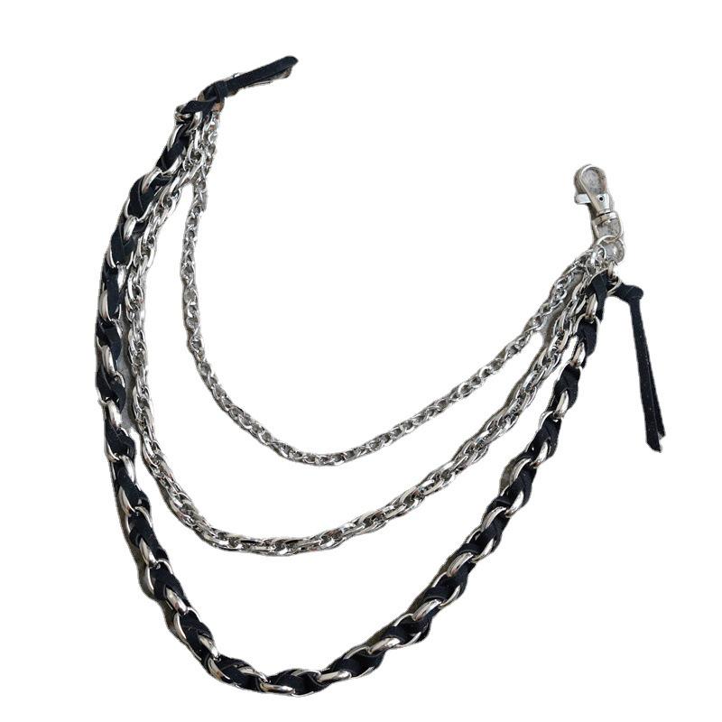 Punk Style Hip-Hop Triple-Layer Jeans Chain