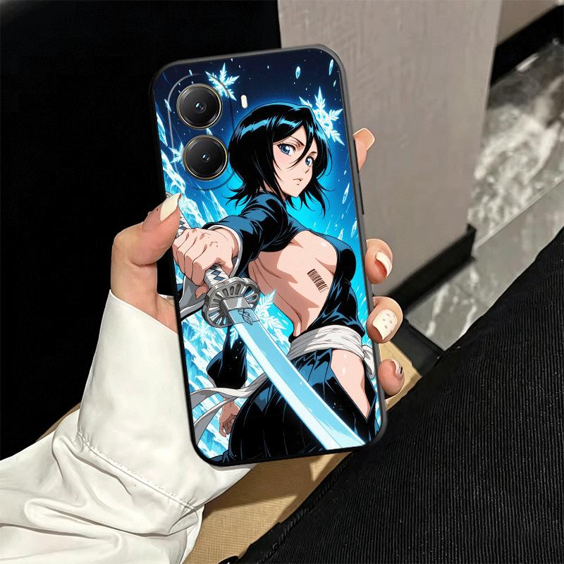 Bleach Kuchiki Rukia Soft Phone Case for Xiaomi Poco X5 X6 X7 X8 Pro Max X3 F7 F8 Ultra M8 M7 M6 M5 Redmi 15 15C 14C 13C 12C X4
