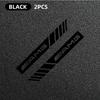 2PCS Car Badge Rearview Mirror Decor Sticker Vehicle Body Refit Decal For Mercedes benz AMG W204 W203 W212 W211 W124 W210 GLC E