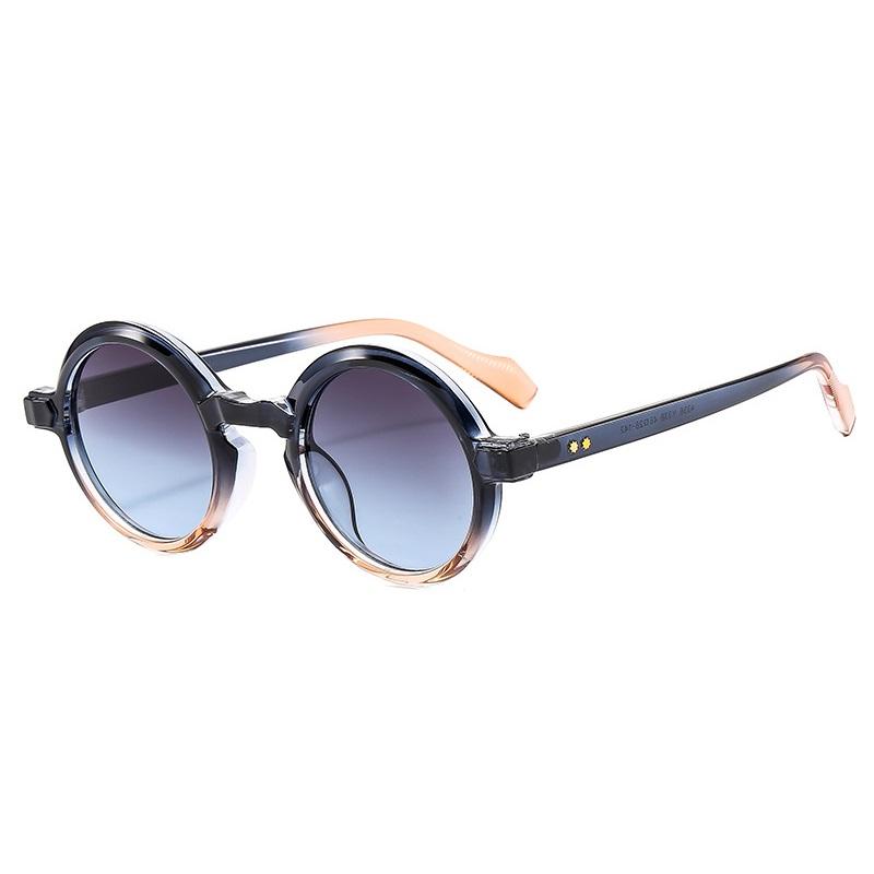 Fashion Round Sunglasses Women Gradient Frame Shades Retro Trending Men Sun Glasses Uv400 Female Oculus