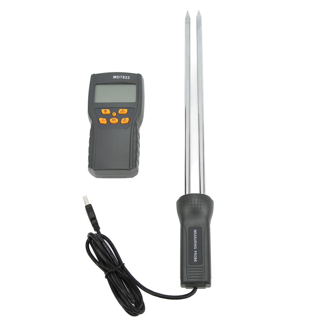 Grain Moisture Tester Digital Display Electronic Detection Meter for Wheat Rice Corn