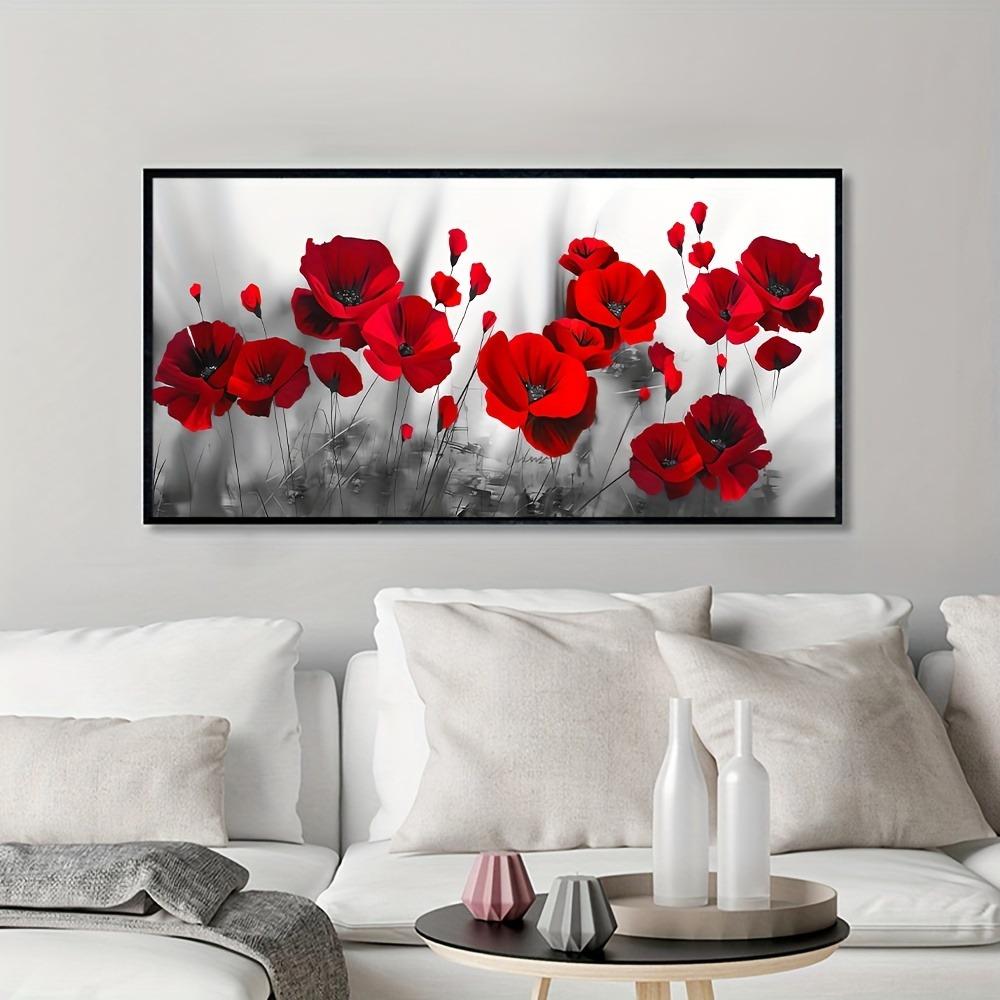 Абстрактная живопись Искусство Красочный цветок постер холст картина для гостиной — фото 3