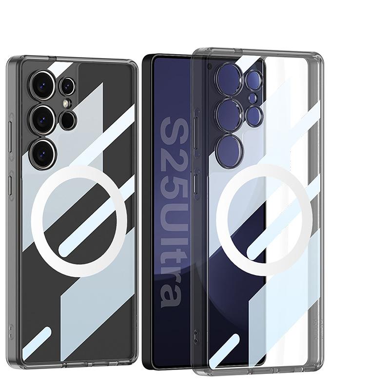 

Suitable for Samsung S25ultra Mobile Phone Case Wireless Charging Mobile Phone Case Creative Men and Women S25u Full Inclusive Anti Fall Space Shell SM-S25Ultra