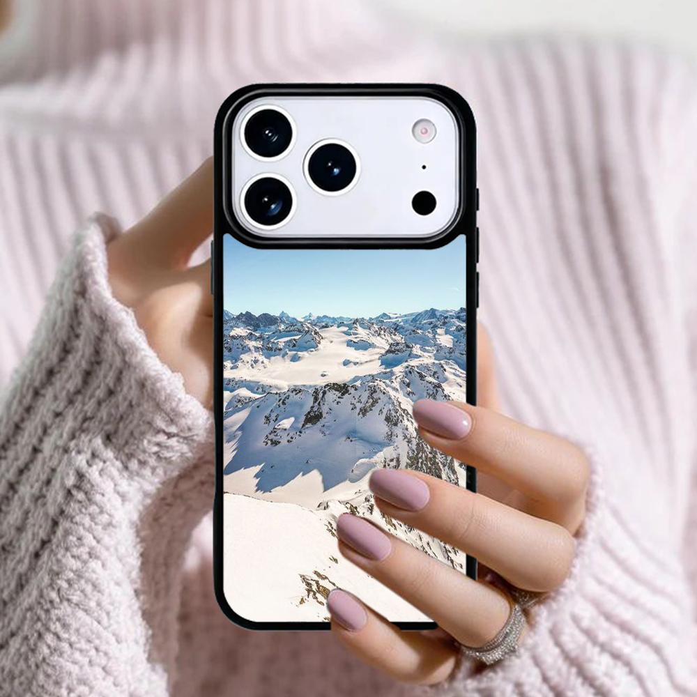 Schneeige Winterberg Handyhülle Für Apple iPhone 17 Air 16E 15 14 Plus 13 12 11 Pro Max Mini Funda Cover