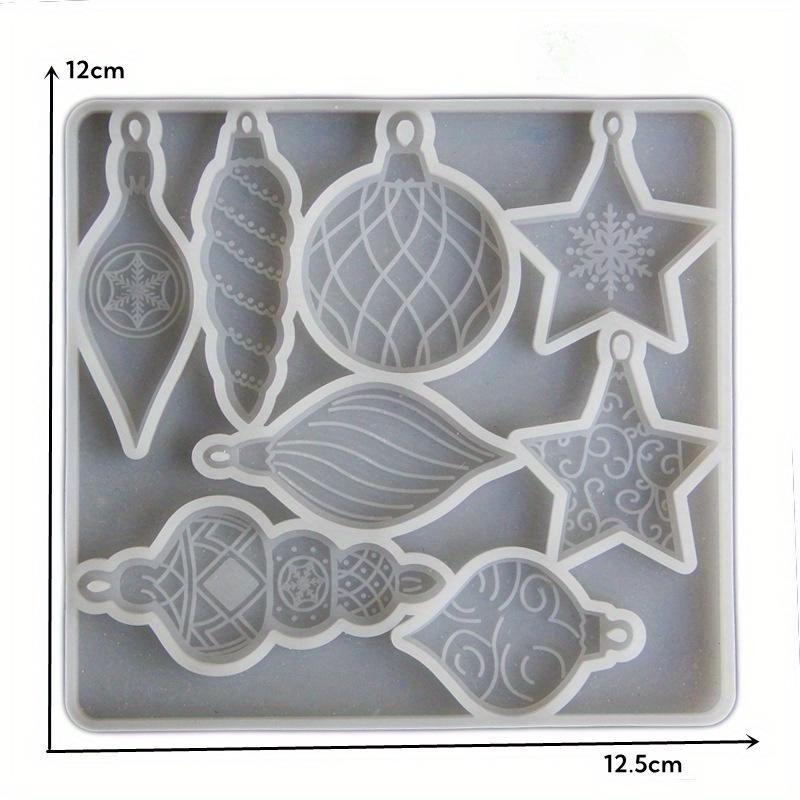 DIY Ocean Conch Starfish Gypsum Fragrance Stone Mold Christmas Star Snowflake Lamp Painting Hanging Silicone Mold