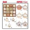 Merry Christmas Ball Ornaments Tree Hanging Pendants Set for Home Decoration Family New Year Celebration Party Decor