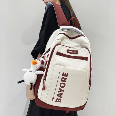 Children Elementary School Girl Junior High School High School College Student Letter Backpack