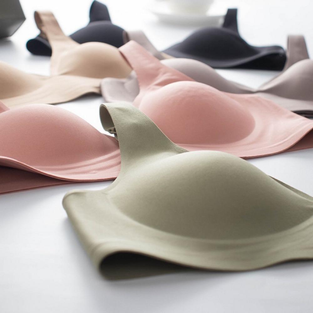 Push Up Bra Backless Women Jelly Bras Low Cut Sexy Plunge Brassiere Open Back Wedding Underwear Invisible Seamless Deep V Lingerie