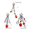Lovely Strawberry Keychain Fruit Shapes Phone Chain Detachable Phone Lanyard