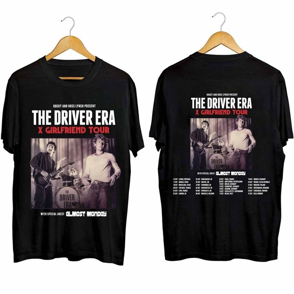 The Driver Era - X Girlfriend Tour EU UK 2024 Double Sided T-Shirt N1410_13 S