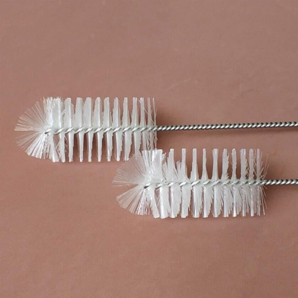 Nylon Tube Brushes Cleaning Brush Bottle Tube Pipe Small Tube Bottle Straw Washing Cleaner Household Cleaning Tools