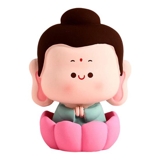 

Статуэтка Будды на Лотосовом Основании Маленькая Смоляная Фигурка Будды в Лотосе Скульптура для Медитации для Декора Дома, Офиса, Рабочего Стола, Приборной Панели Автомобиля A