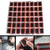 48 Stück Auto Reifenflicken Rund Quadratisch Gummi Flickenstück für Schlauchboote Motorrad Fahrrad Fahrrad Reifen Schlauch Reifenpanne Reparaturwerkzeuge 25/35mm