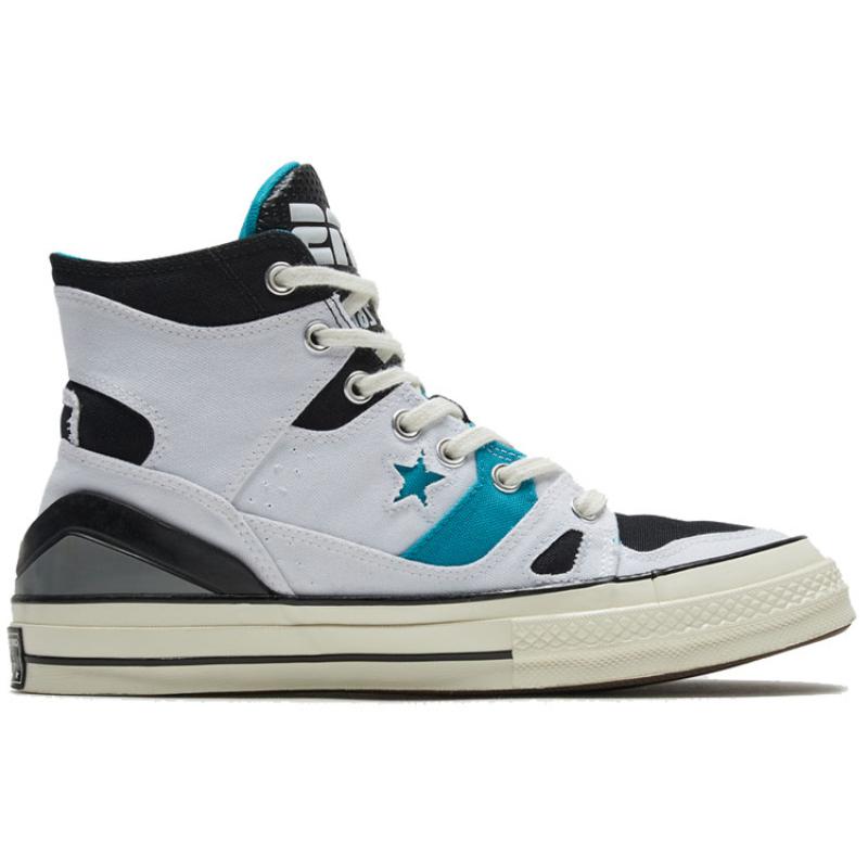 Converse 1970s Chuck Taylor All Star Stylish and Comfortable High-Top Canvas Unisex White & Black