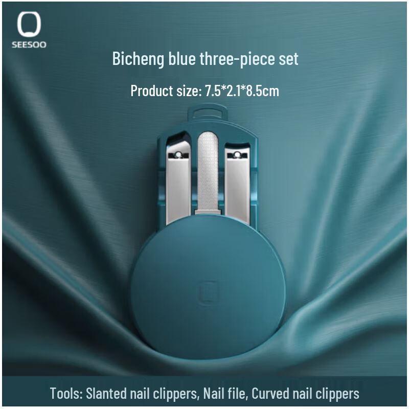 Qisu German Craft 3-Piece Macaron Nail Care Set