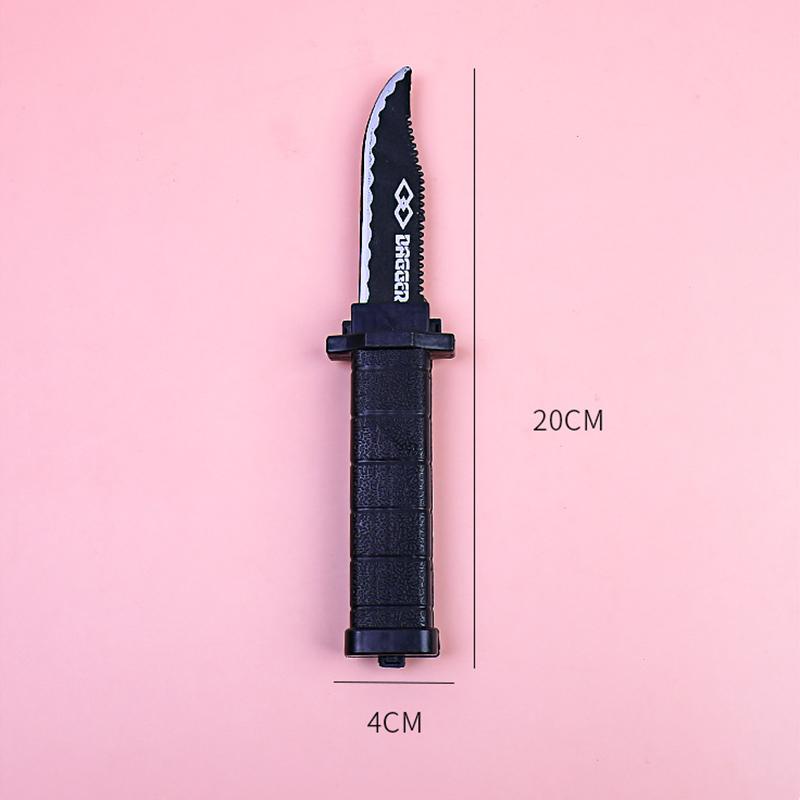 Retractable Fake Knife - Adult Plastic