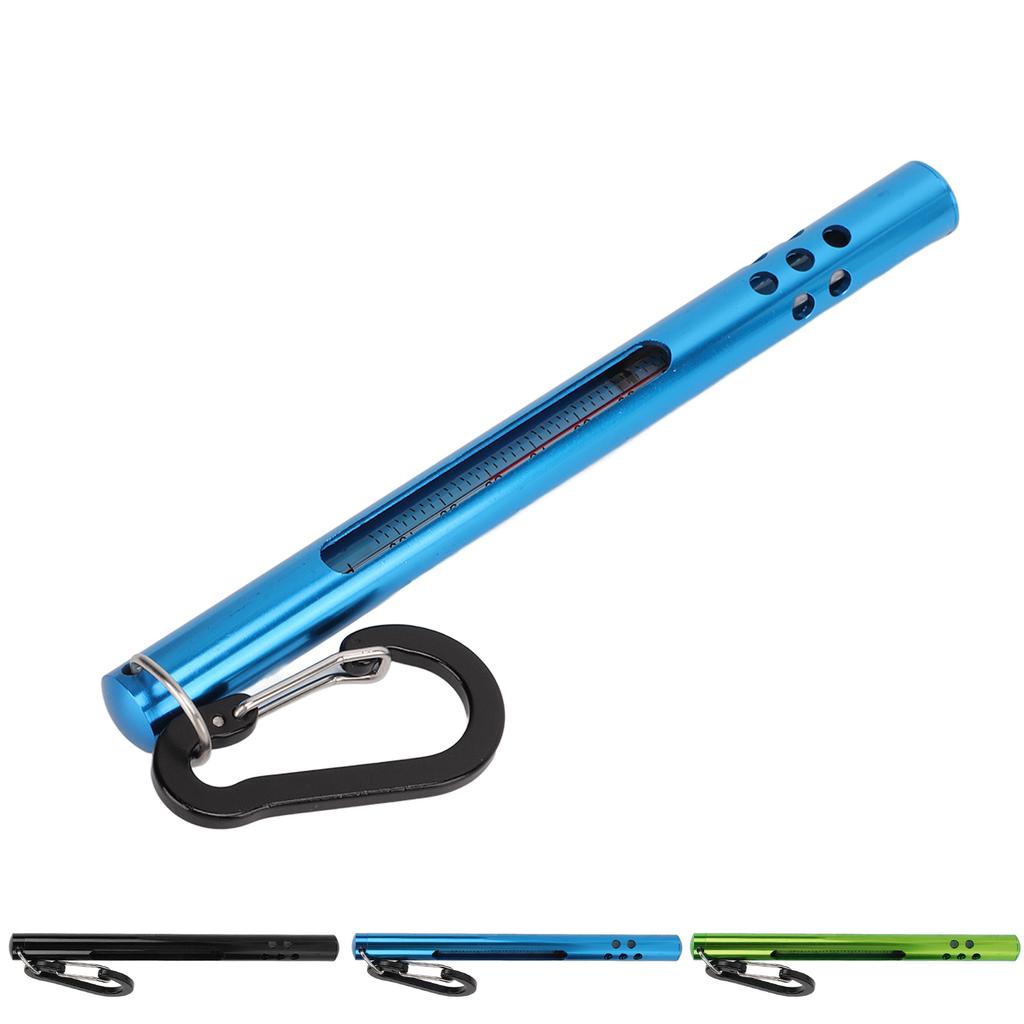 Fly Fishing Water Thermometer Stream Water Temperature Measurement Tools with Carabiner