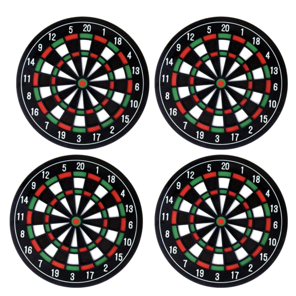 

4-40Pcs Dart Board Shape Non Slip Round Coasters Creative Coffee Mug Coasters Heat Resistant Decorative Cup Mats for Home/Office 4pcs