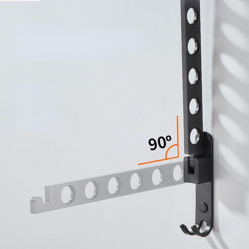 Suport de uscare agățat pe perete Balcon pentru casă Economisește spațiu Umeraș pliabil pentru haine Hotel retractabil pentru interior și exterior Stalp de uscare