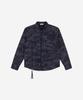 BLR Camo Zip-Up Overshirt Charcoal