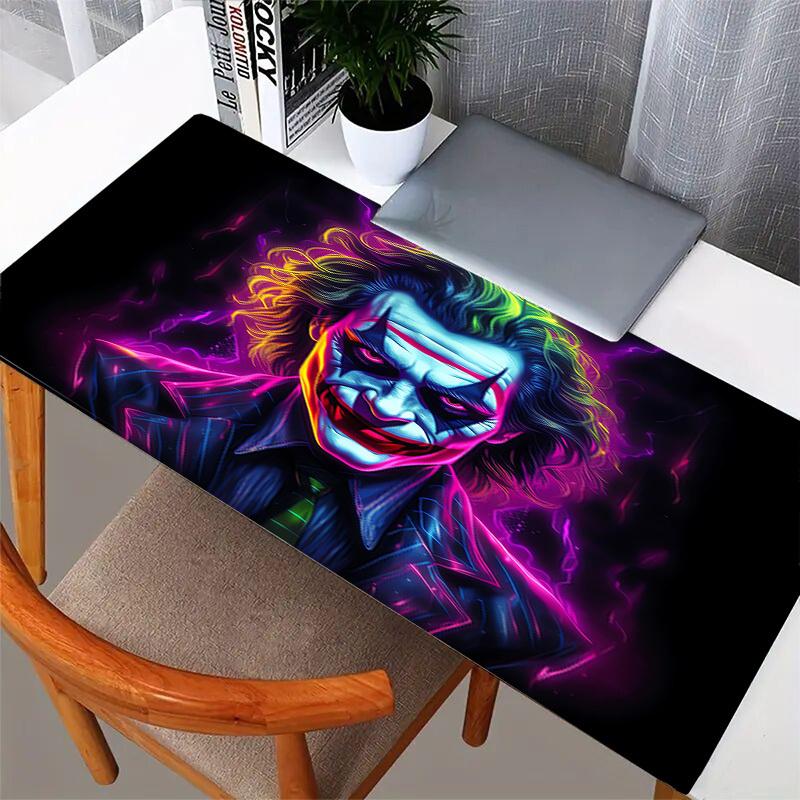 1pz Tappetino per Computer con Opera d'Arte Neon Joker con Stampa Vivace, Tappetini Mouse per Scrivania 209