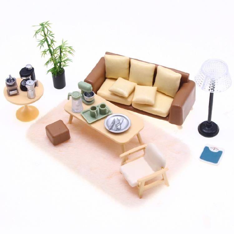Unfinished Wooden Miniature Tent Craft Kits For Doll House Decoration Outdoor Camping Scene Creative Painting Project Toy