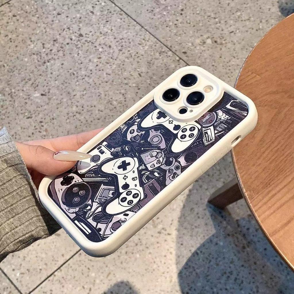 Retro Gamepad for iPhone16 Pro Phone Case 15plus Trend 14promax Apple 13 Soft X