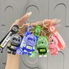 Pvc Cute Glowing Space Bear Keychain Perfect For Couples Friends And Gifts