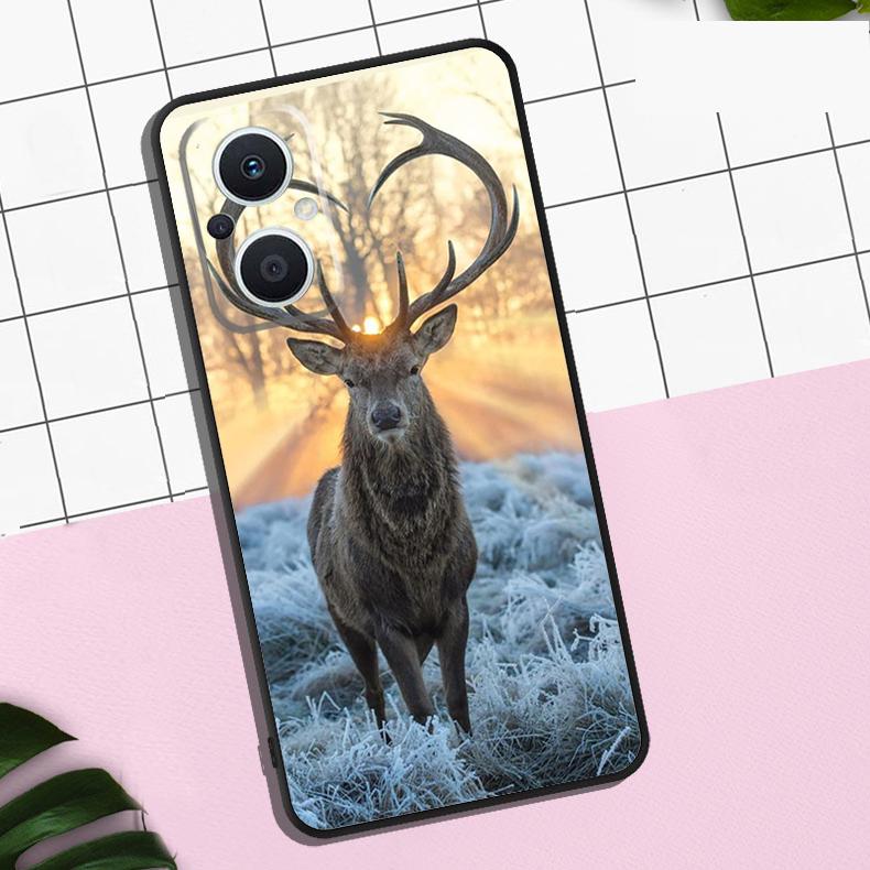 Deer Hunting Camo Case For OPPO Reno 13F 13 12 12F 11 11F 8T 7 8 10 Pro OPPO Find X8 Pro X6 X3 X5 Lite Cover