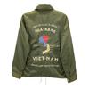 BEAMS Khaki Nylon Vietnam Embroidered Coach Jacket Jacket M khakiUsed