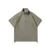 Herren Sommer T-Shirt im japanischen Stil, locker, Halb-Offen-Kragen, Kollektion 2026