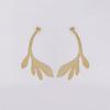 Alma Flora Drift Handmade Brass Earrings
