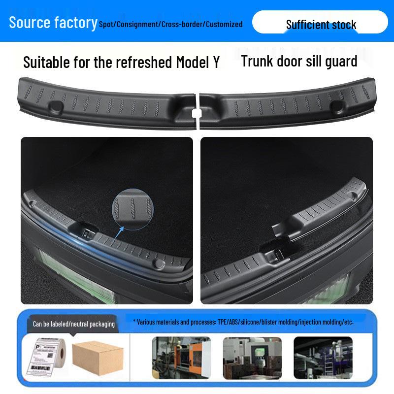 Refreshed Model Tesla Trunk Anti-Collision Tailgate Protector Strip