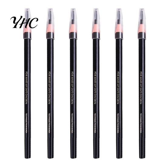 Pull Cord Peel-off Eyebrow Pencil 6Pcs Waterproof Sweat-Proof Sweat-proof Natural Long Lasting Smudge-proof Women Microblading Brow Makeup