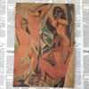 Classic Picasso Oil Painting Retro Kraft Paper Poster for Decor