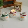 Christmas Scented Candles Santa Claus Wax Decoration Creative Jar Candles Christmas Gifts Handmade Aromatherapy Candles