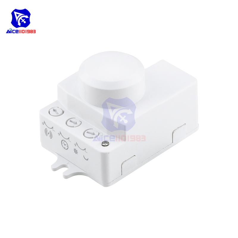 AC 220V 5.8GHz Microwave Radar Sensor Switch Human Body Motion Induction Sensor for LED Light Sensors Switches