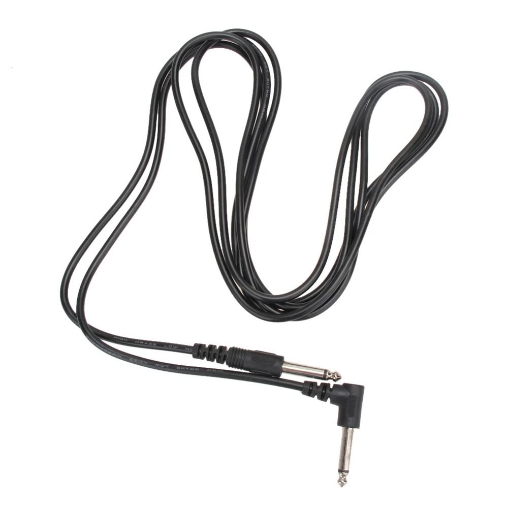 Patch Cord Electric Guitar Cable Straight To Right-Angled Guitar Cord  Ukulele Bass