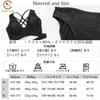 [Clove Cube] Double Cross Bikini Women's Swimsuit, Sexy, Simple, Ribbon, Black, Chic, with Pads (M Medium)